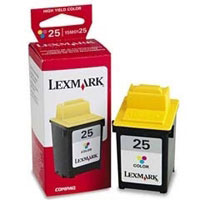 Lexmark #25 Color High Yield Print Cartridge (15M0125)